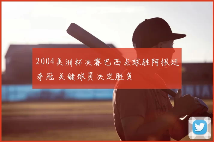 2004美洲杯决赛巴西点球胜阿根廷夺冠 关键球员决定胜负