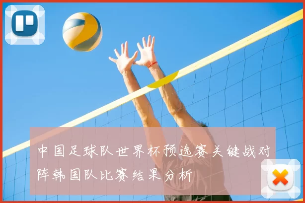 中国足球队世界杯预选赛关键战对阵韩国队比赛结果分析